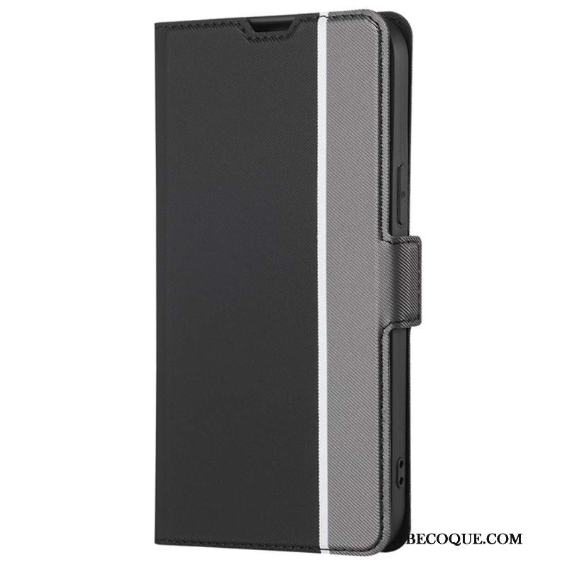 Etui Folio Oneplus 12 5g Bardzo Delikatny Dwukolorowy