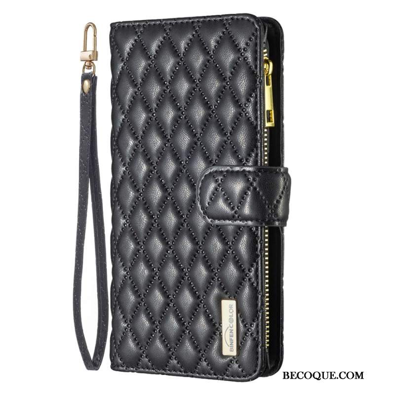 Etui Folio Oppo A98 5g Pikowany Portfel Binfen Color Etui Ochronne