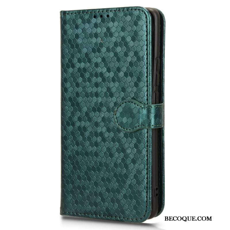 Etui Folio Oppo Reno 11 5g Błyszczące Kropki Z Paskiem