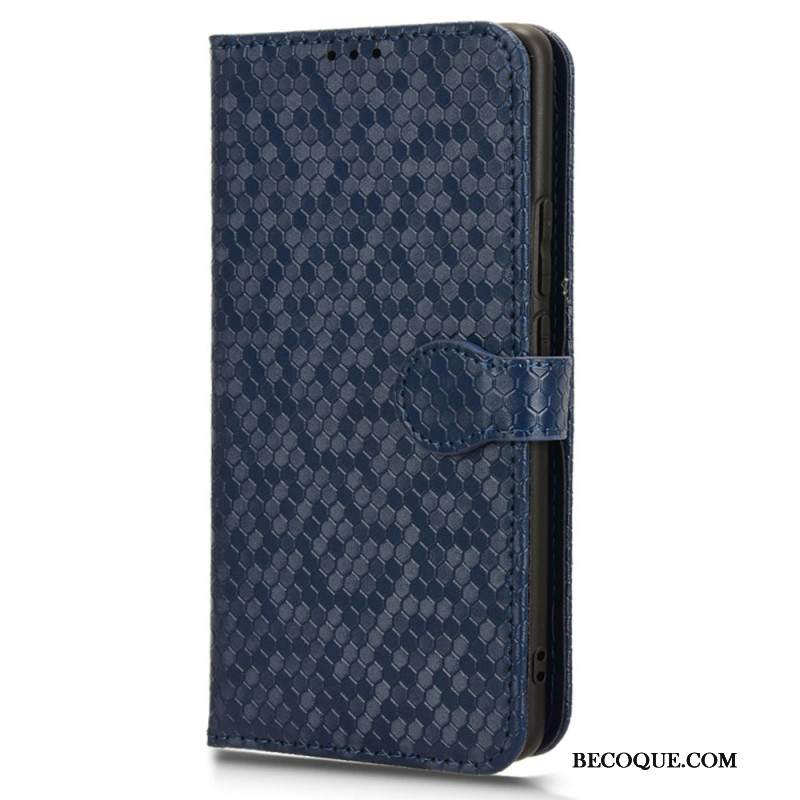 Etui Folio Oppo Reno 11 5g Błyszczące Kropki Z Paskiem