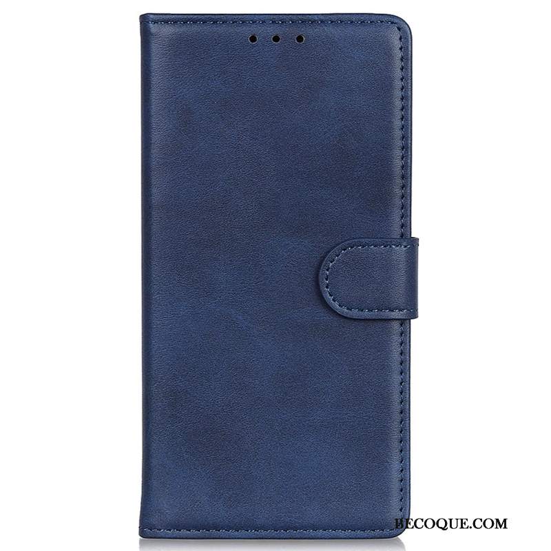 Etui Folio Oppo Reno 11 5g Matowa Sztuczna Skóra