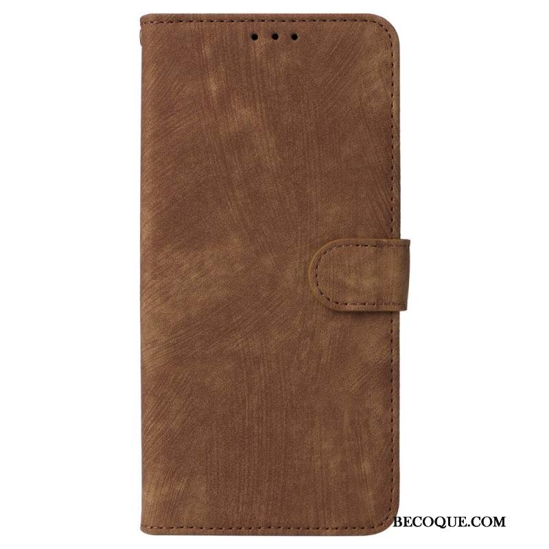 Etui Folio Oppo Reno 12 5g Efekt Zamszu Z Paskiem Etui Ochronne