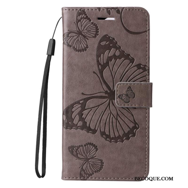 Etui Folio Oppo Reno 12 5g Gigantyczne Motyle Etui Ochronne