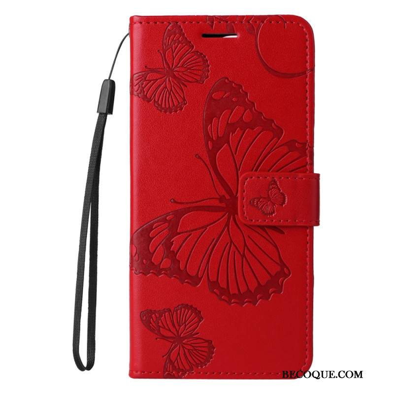 Etui Folio Oppo Reno 12 5g Gigantyczne Motyle Etui Ochronne