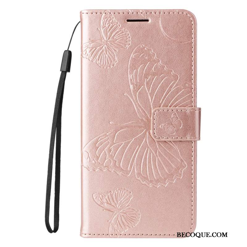 Etui Folio Oppo Reno 12 5g Gigantyczne Motyle Etui Ochronne