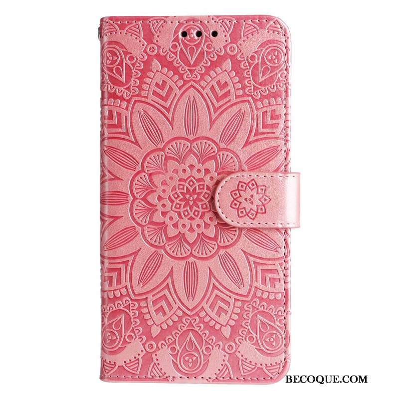 Etui Folio Samsung Galaxy A15 5g Nadruk Mandali Ze Smyczą Etui Ochronne