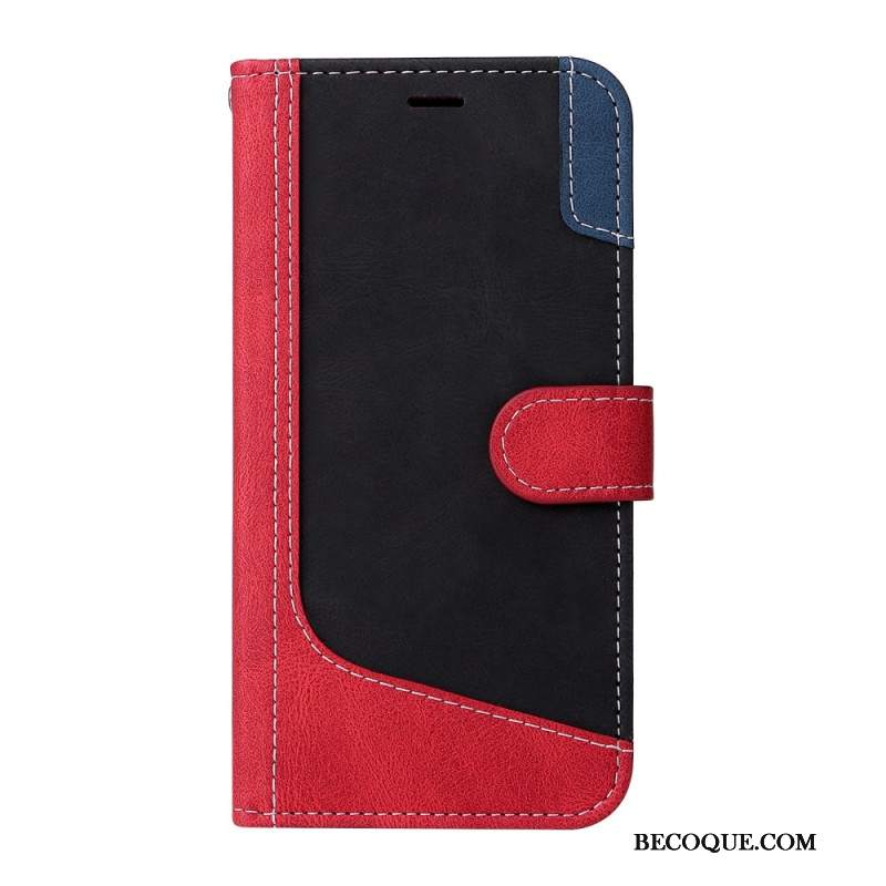 Etui Folio Samsung Galaxy A15 5g Trójkolorowy Z Paskiem