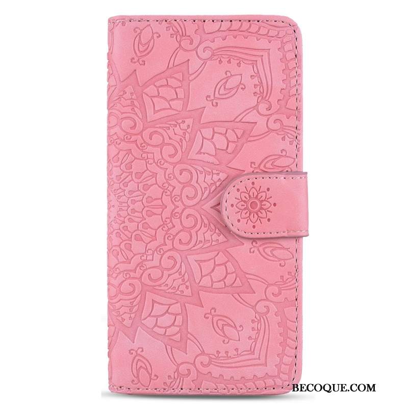 Etui Folio Samsung Galaxy A15 Drukowana Mandala Z Paskiem