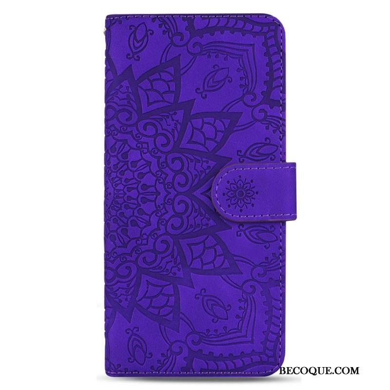 Etui Folio Samsung Galaxy A15 Drukowana Mandala Z Paskiem