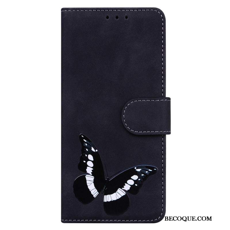 Etui Folio Samsung Galaxy A15 Nadruk W Kształcie Motyla Etui Ochronne