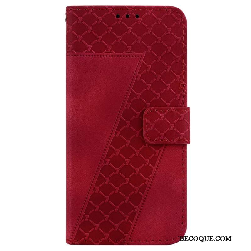 Etui Folio Samsung Galaxy A15 Wzór 7 Z Paskiem Etui Ochronne