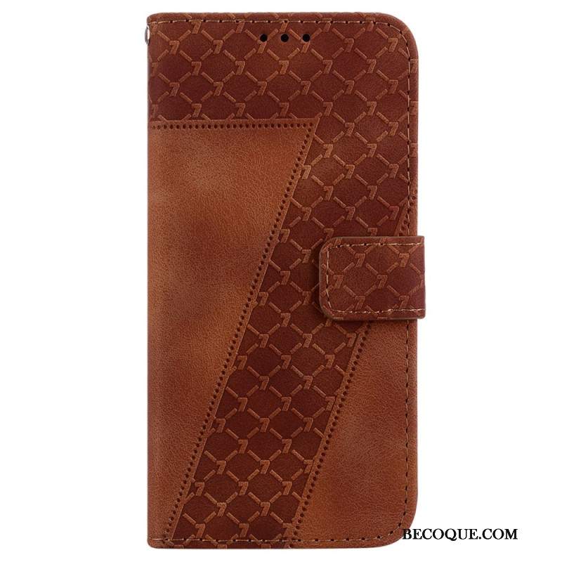 Etui Folio Samsung Galaxy A15 Wzór 7 Z Paskiem Etui Ochronne