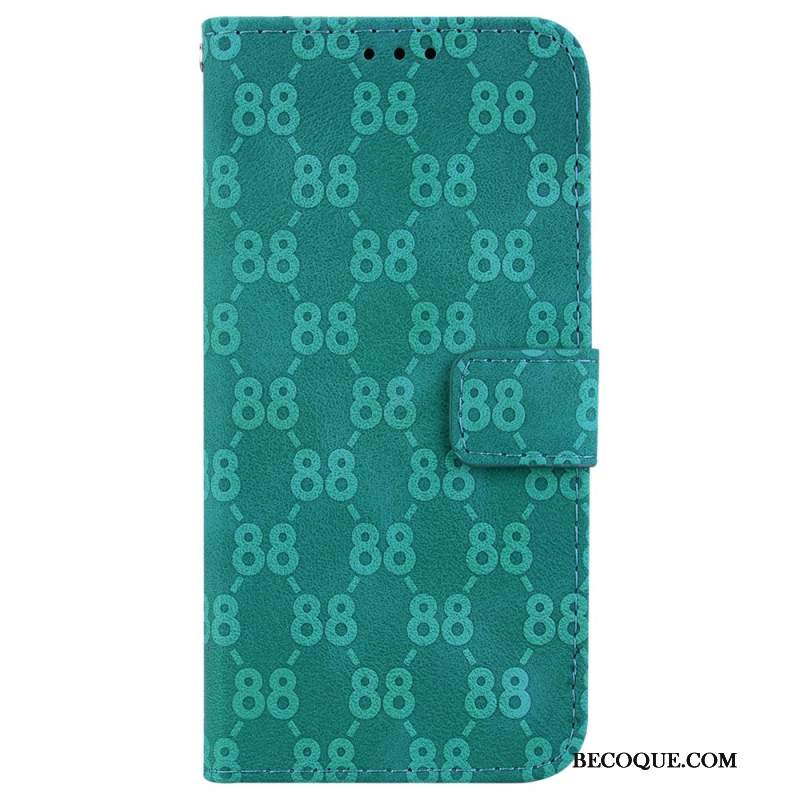 Etui Folio Samsung Galaxy A15 Wzór 88 Z Paskiem