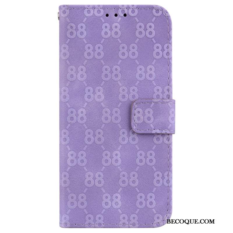 Etui Folio Samsung Galaxy A15 Wzór 88 Z Paskiem