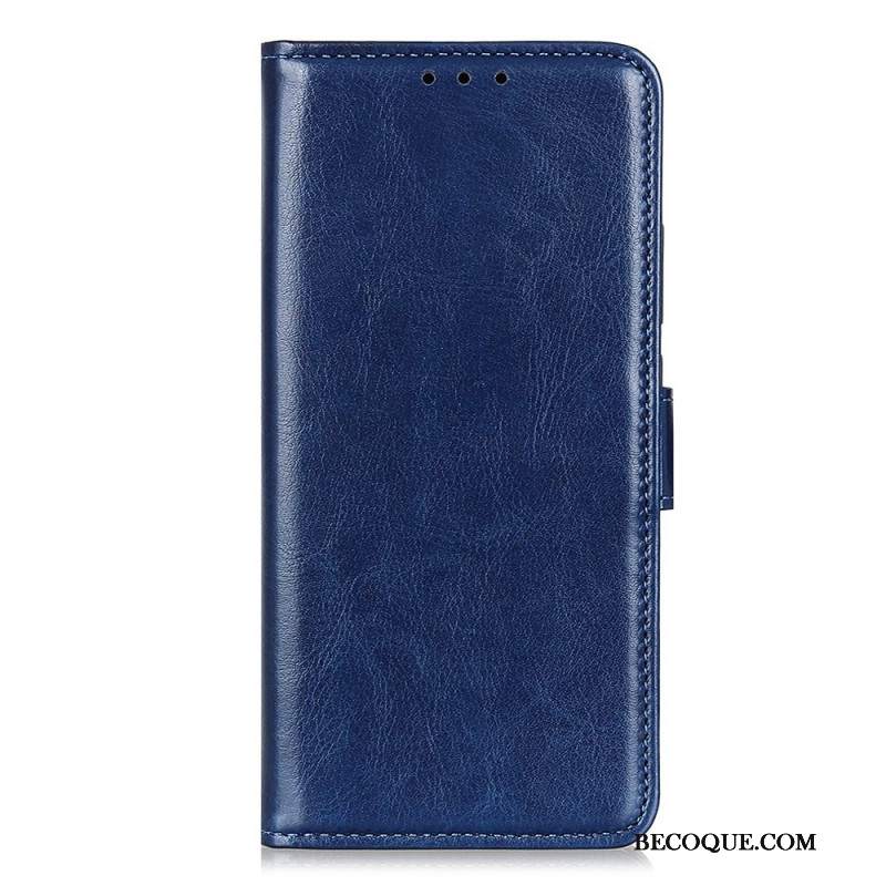 Etui Folio Samsung Galaxy A16 5g Woskowana Imitacja Skóry Etui Ochronne