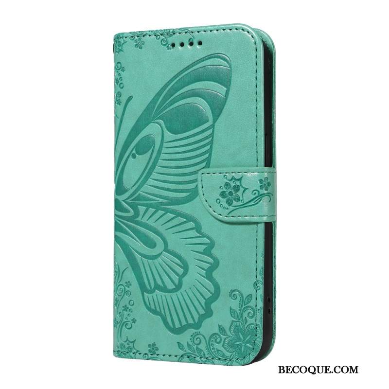 Etui Folio Samsung Galaxy A16 5g Ślad Motyla Etui Ochronne