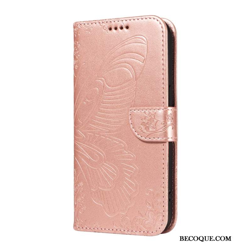 Etui Folio Samsung Galaxy A16 5g Ślad Motyla Etui Ochronne