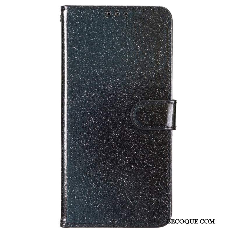 Etui Folio Samsung Galaxy A55 5g Cekinowy Pasek Etui Ochronne