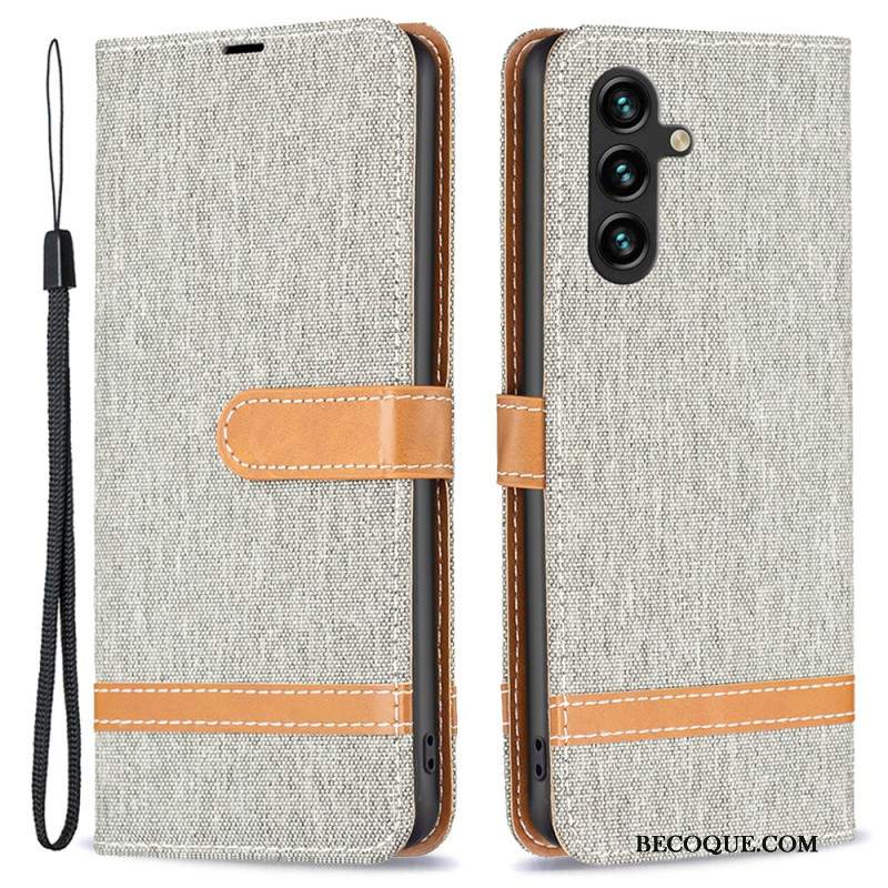 Etui Folio Samsung Galaxy A55 5g Tkanina Etui Ochronne