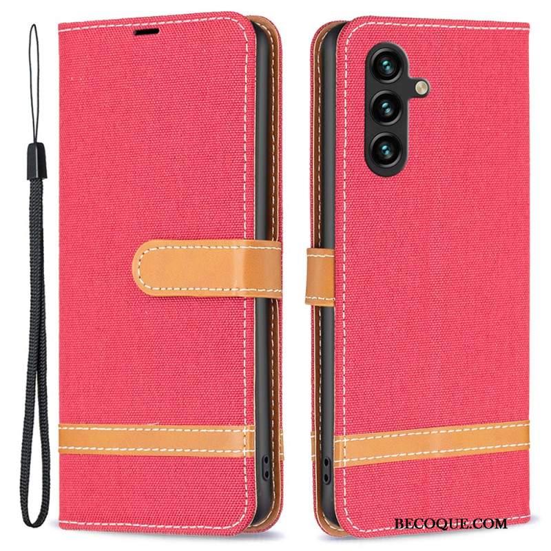 Etui Folio Samsung Galaxy A55 5g Tkanina Etui Ochronne