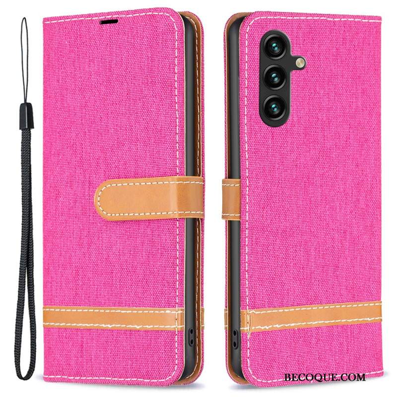 Etui Folio Samsung Galaxy A55 5g Tkanina Etui Ochronne