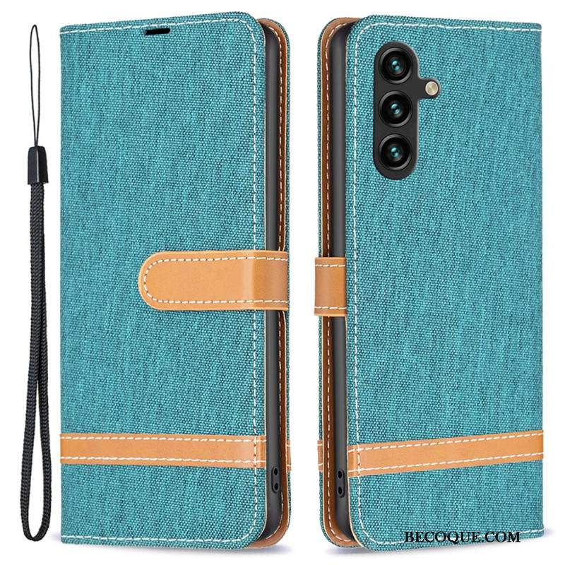 Etui Folio Samsung Galaxy A55 5g Tkanina Etui Ochronne