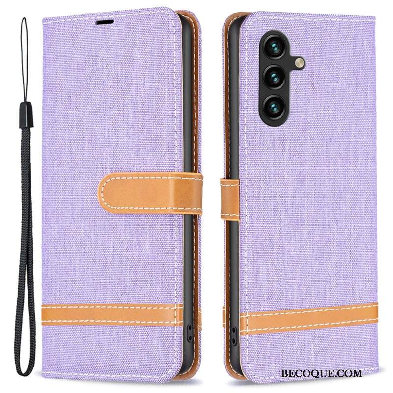Etui Folio Samsung Galaxy A55 5g Tkanina Etui Ochronne
