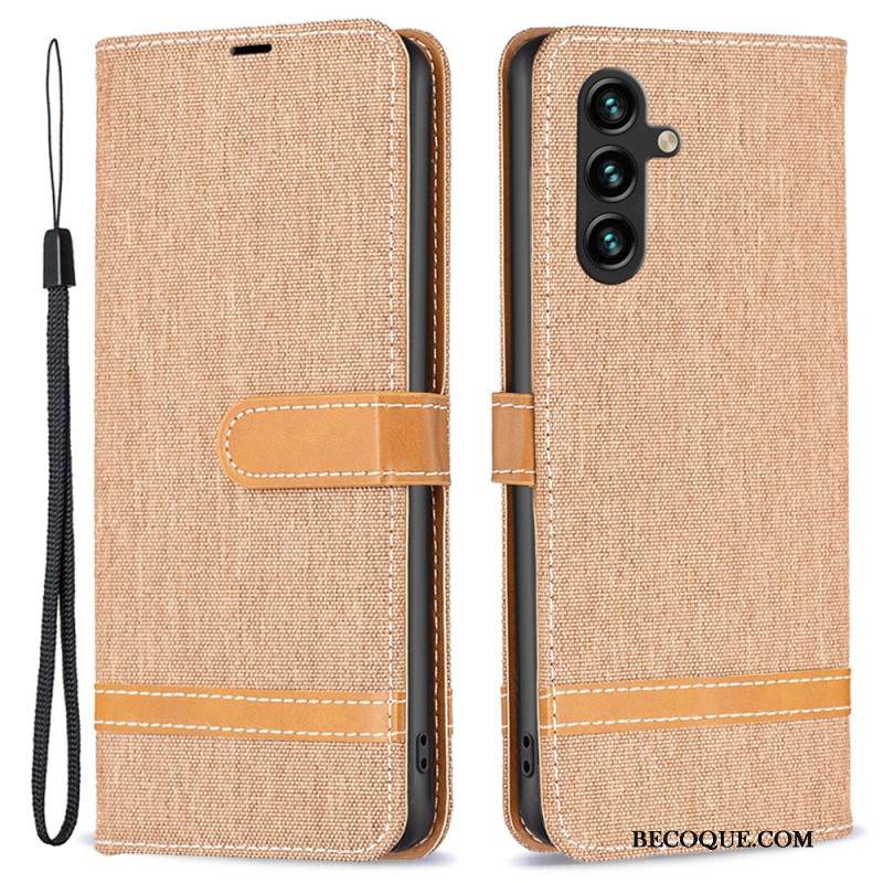 Etui Folio Samsung Galaxy A55 5g Tkanina Etui Ochronne
