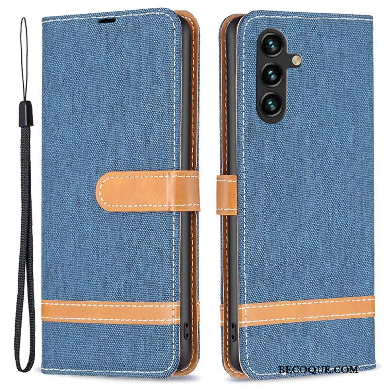 Etui Folio Samsung Galaxy A55 5g Tkanina Etui Ochronne