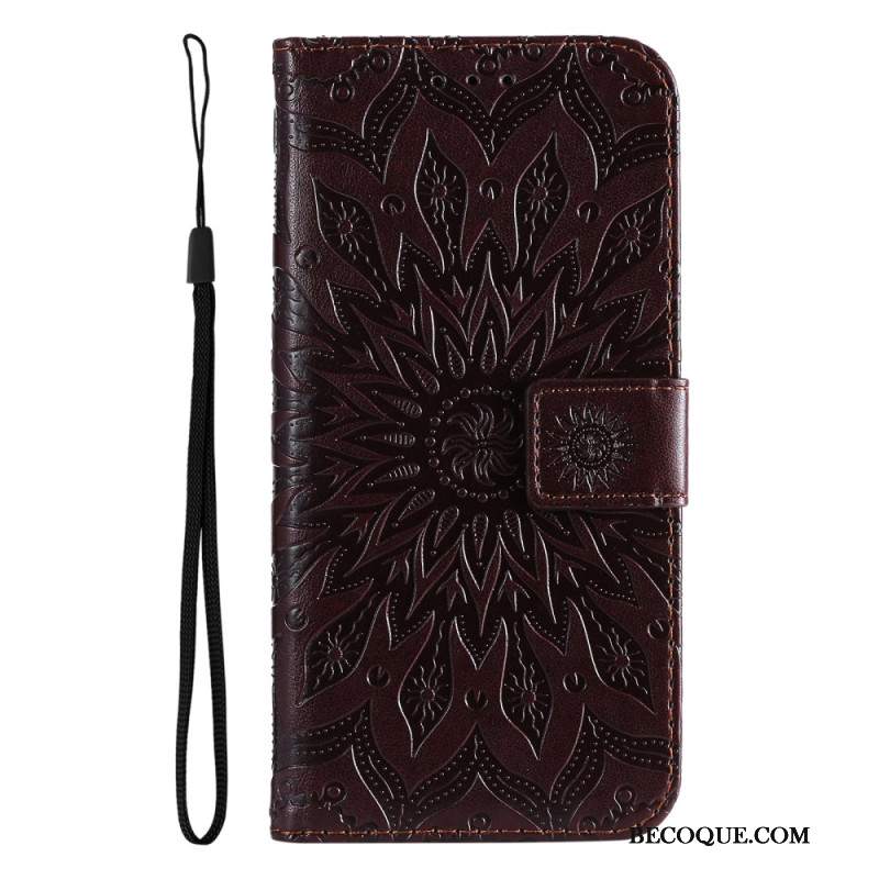 Etui Folio Samsung Galaxy A55 5g Wspaniała Mandala Z Paskiem