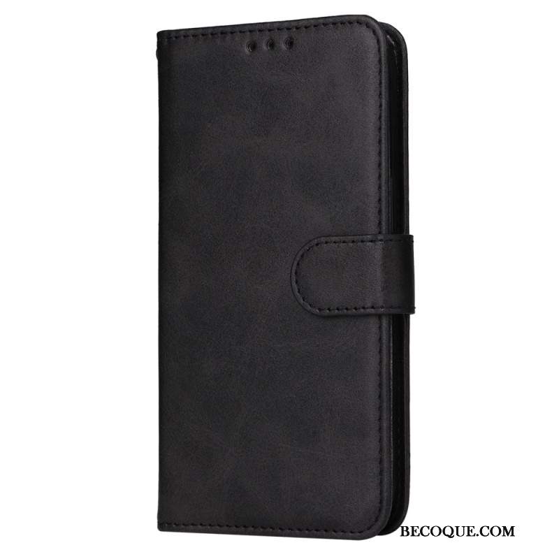 Etui Folio Samsung Galaxy S24 5g Efekt Skóry Z Paskiem Etui Ochronne