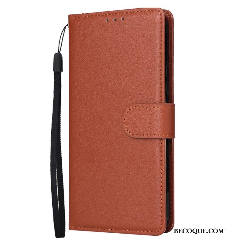 Etui Folio Samsung Galaxy S24 5g Klasyczny Z Lnière Etui Ochronne