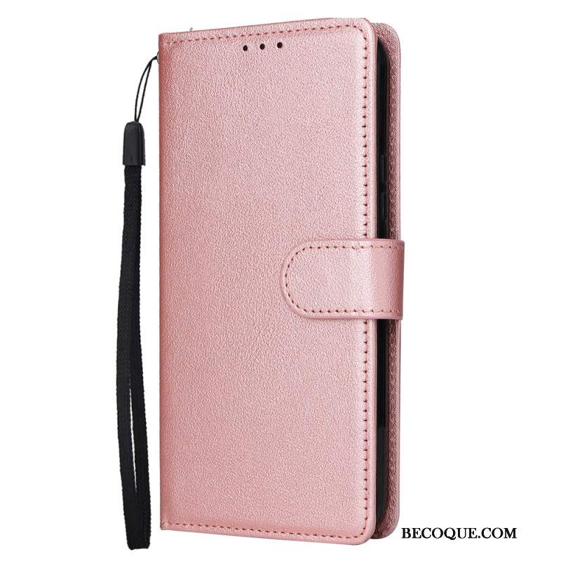 Etui Folio Samsung Galaxy S24 5g Klasyczny Z Lnière Etui Ochronne