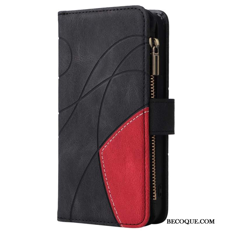 Etui Folio Samsung Galaxy S24 Fe Dwukolorowy Portfel Etui Ochronne