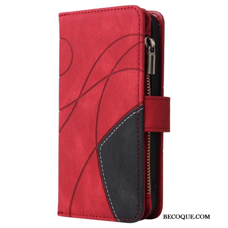 Etui Folio Samsung Galaxy S24 Fe Dwukolorowy Portfel Etui Ochronne
