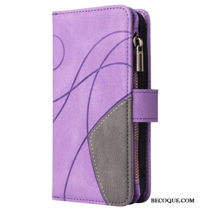 Etui Folio Samsung Galaxy S24 Fe Dwukolorowy Portfel Etui Ochronne