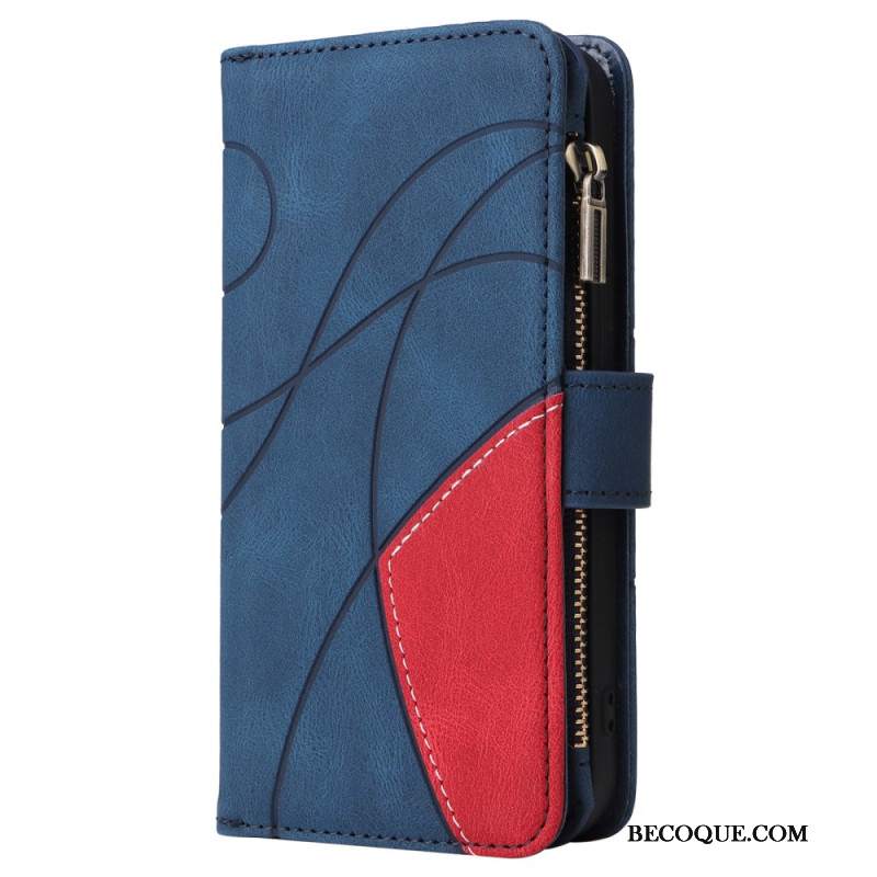 Etui Folio Samsung Galaxy S24 Fe Dwukolorowy Portfel Etui Ochronne
