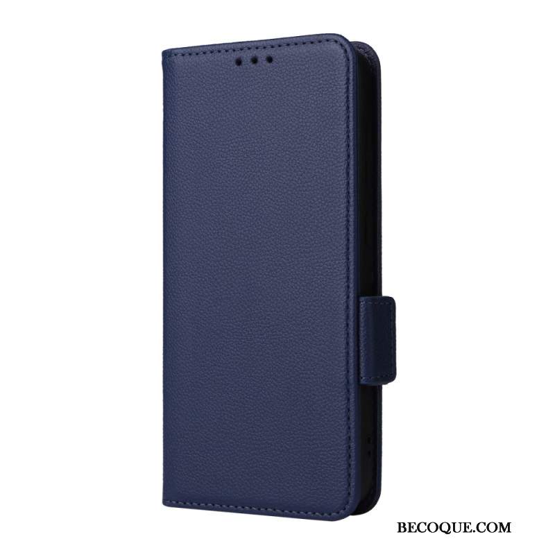 Etui Folio Samsung Galaxy S24 Fe Gładka Sztuczna Skóra Z Paskiem