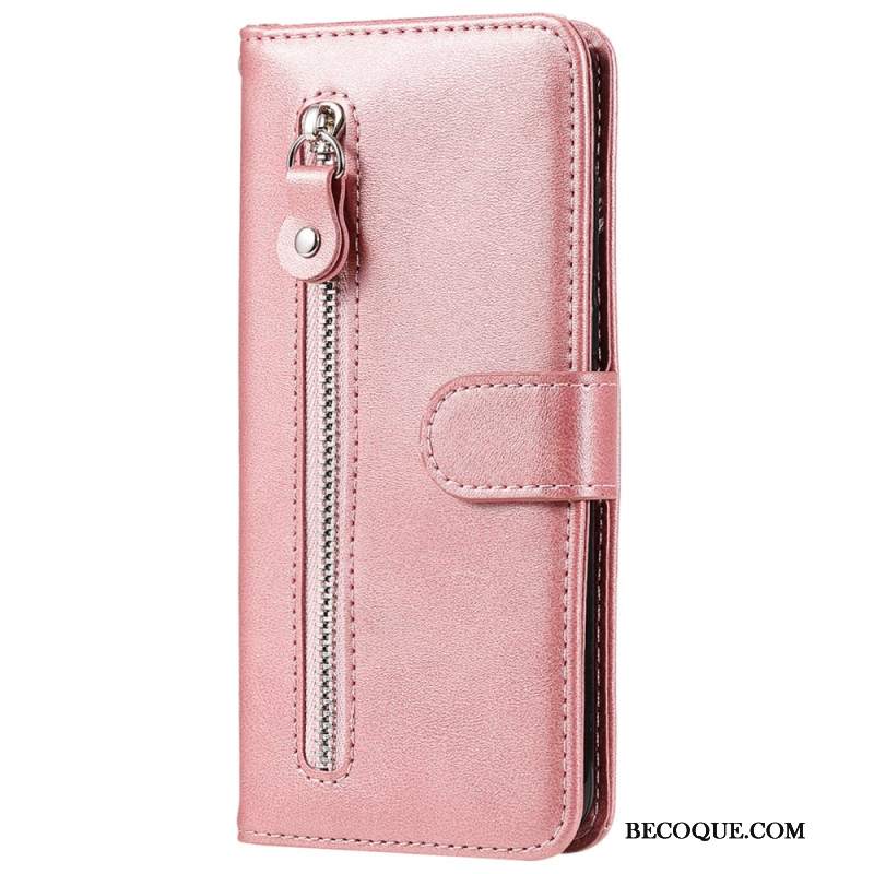 Etui Folio Samsung Galaxy S24 Fe Kieszeń Zapinana Na Zamek