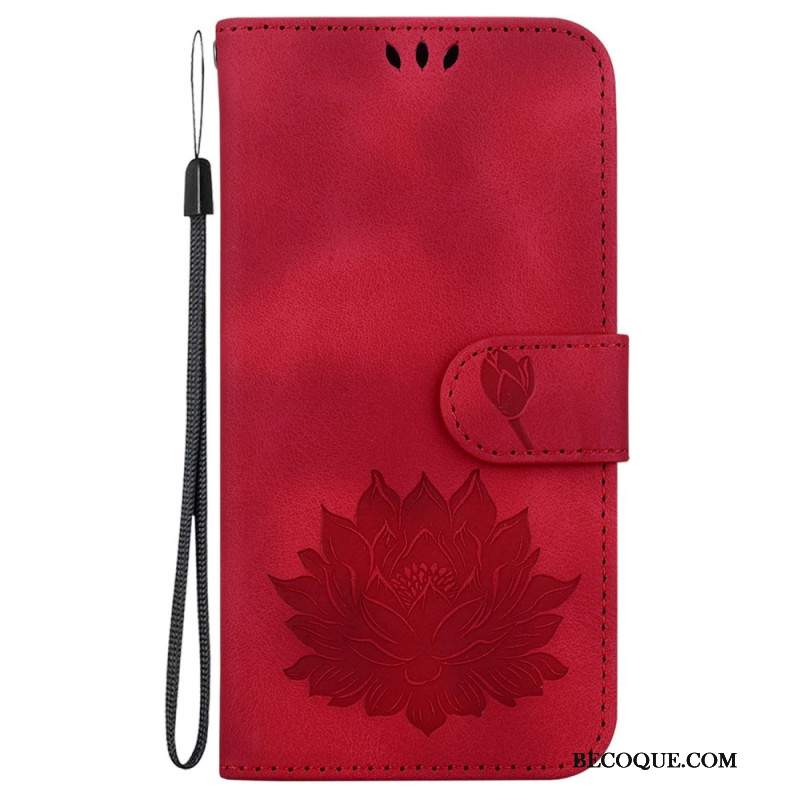 Etui Folio Samsung Galaxy S24 Fe Kwiat Lotosu