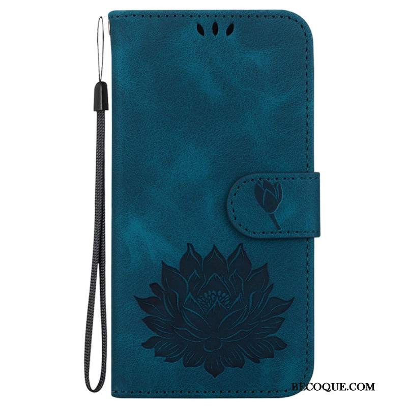 Etui Folio Samsung Galaxy S24 Fe Kwiat Lotosu
