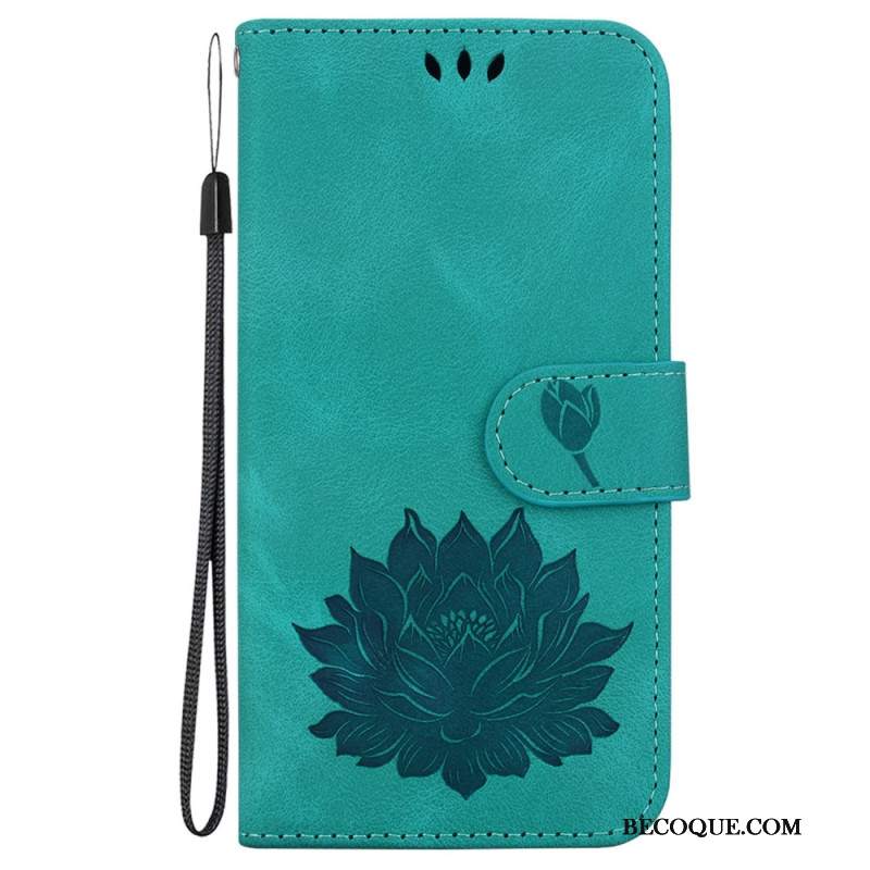 Etui Folio Samsung Galaxy S24 Fe Kwiat Lotosu