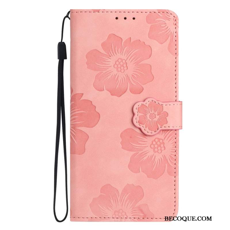 Etui Folio Samsung Galaxy S24 Fe Wzór Kwiatowy