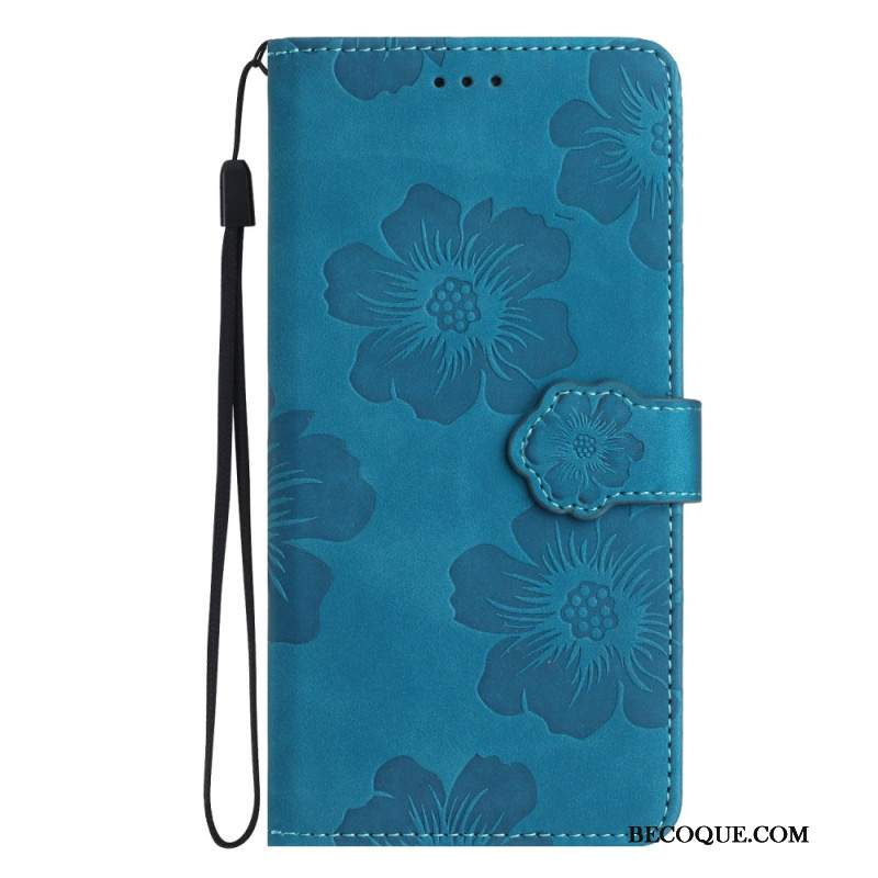 Etui Folio Samsung Galaxy S24 Fe Wzór Kwiatowy