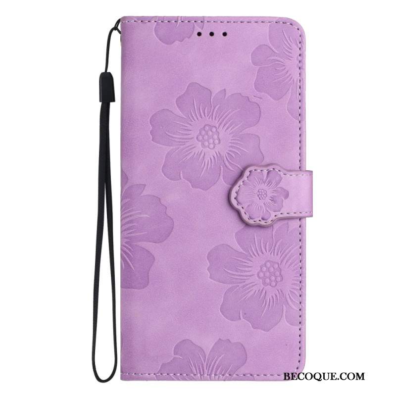 Etui Folio Samsung Galaxy S24 Fe Wzór Kwiatowy