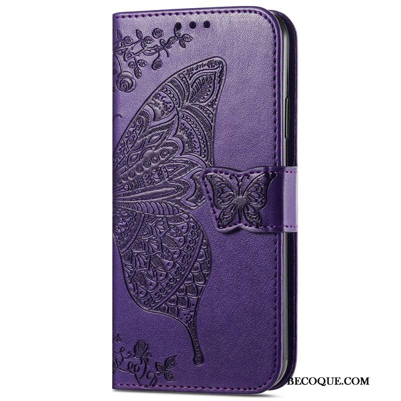 Etui Folio Samsung Galaxy S24 Plus 5g Barokowy Motyl
