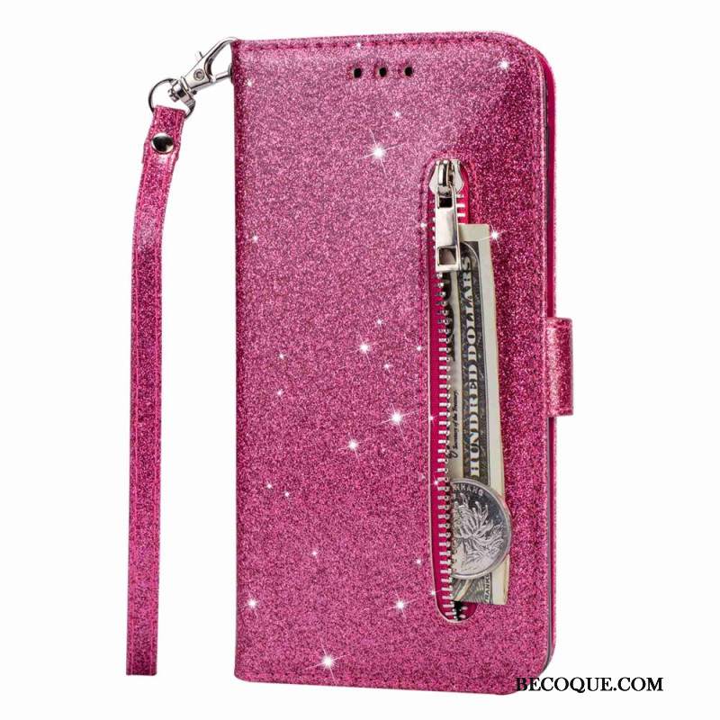 Etui Folio Samsung Galaxy S24 Plus 5g Błyszcząca Portmonetka