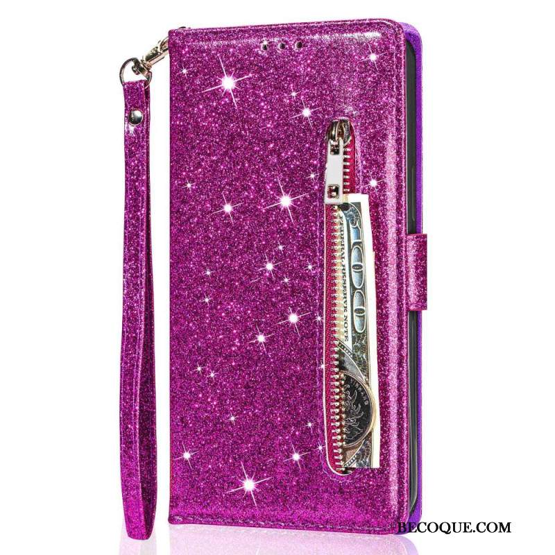 Etui Folio Samsung Galaxy S24 Plus 5g Błyszcząca Portmonetka