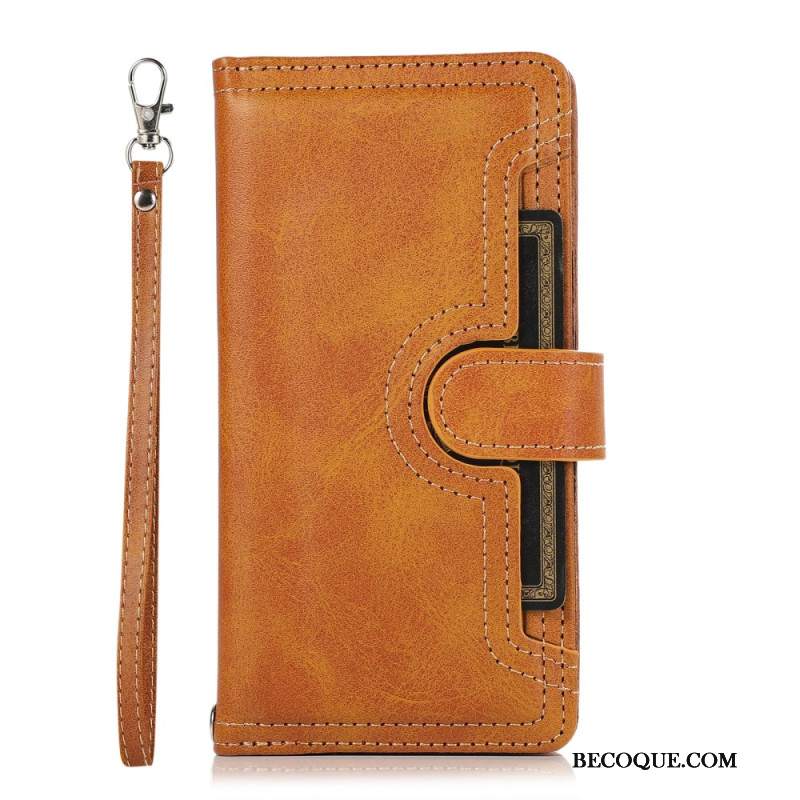 Etui Folio Samsung Galaxy S24 Plus 5g Stylowy Pasek Etui Ochronne
