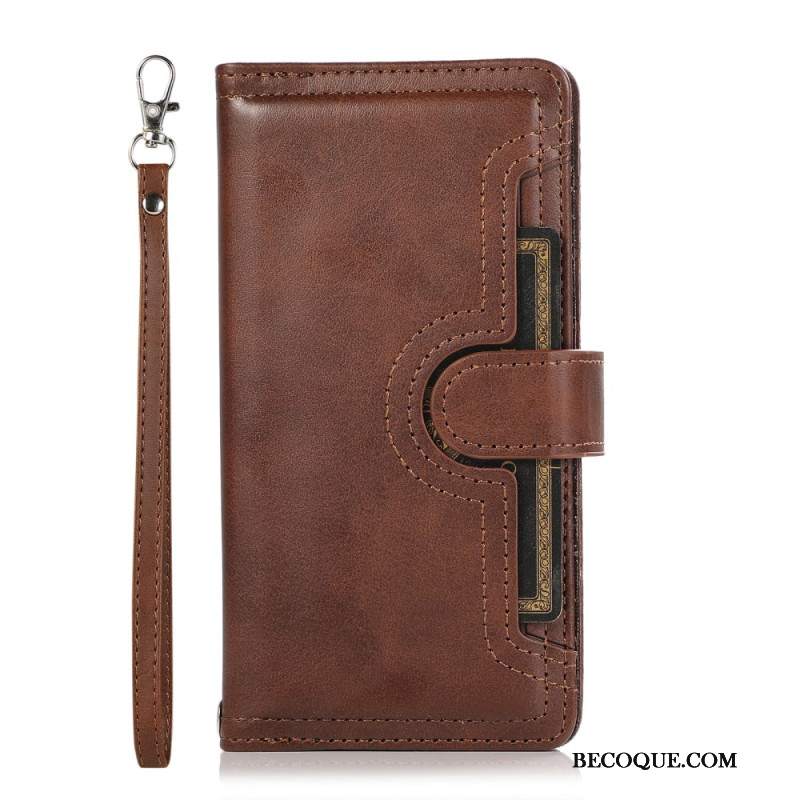 Etui Folio Samsung Galaxy S24 Plus 5g Stylowy Pasek Etui Ochronne